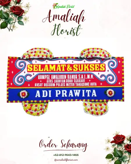 Papan Bunga Ucapan Selamat Jamus